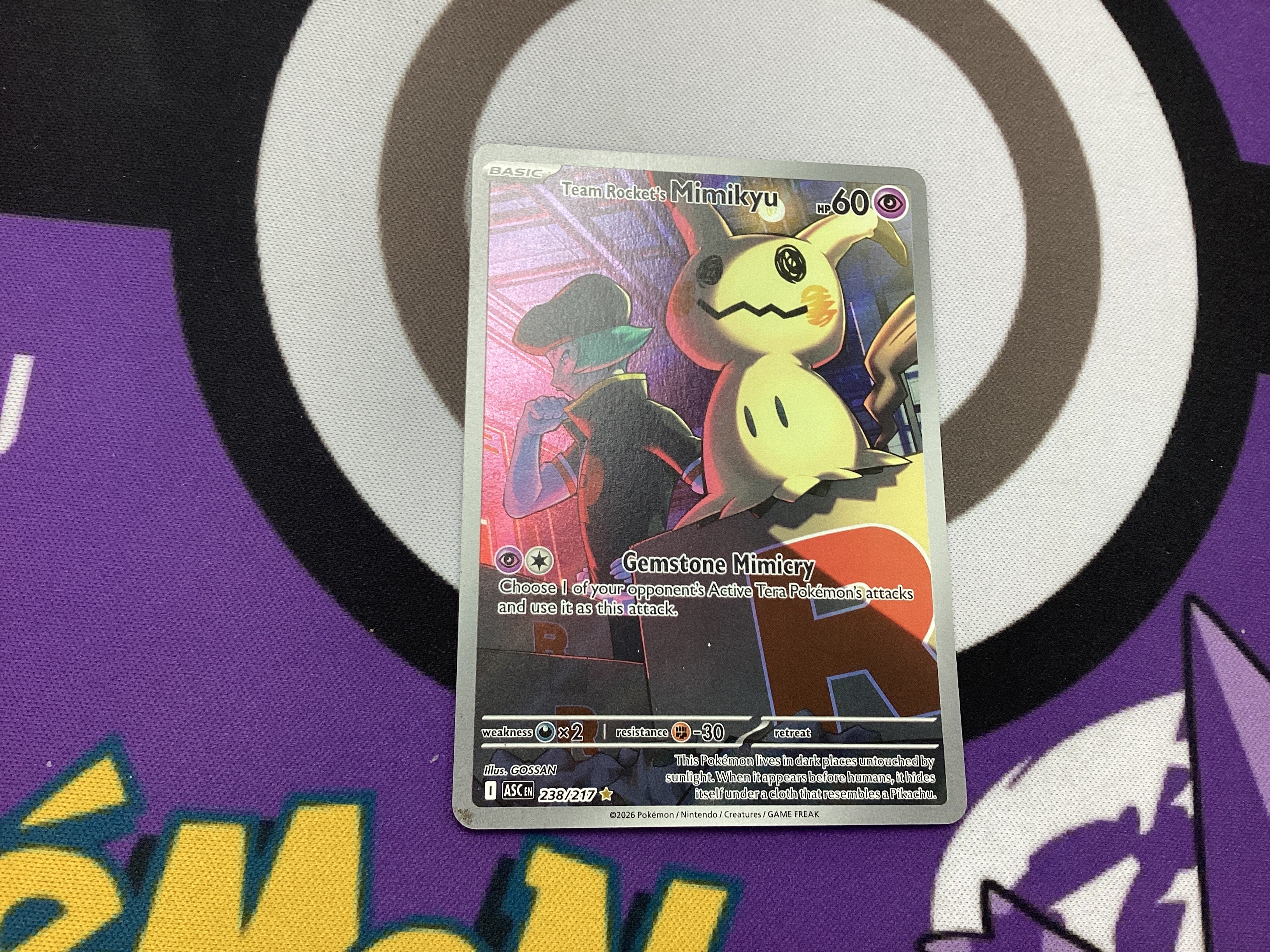 Team Rocket’s Mimikyu 238/217