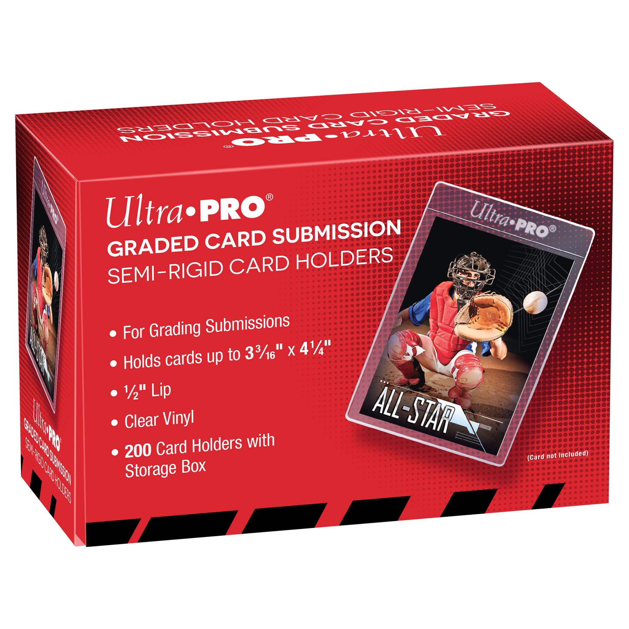 Ultra PRO Semi Rigid 1/2" Lip Tall Sleeves 200ct