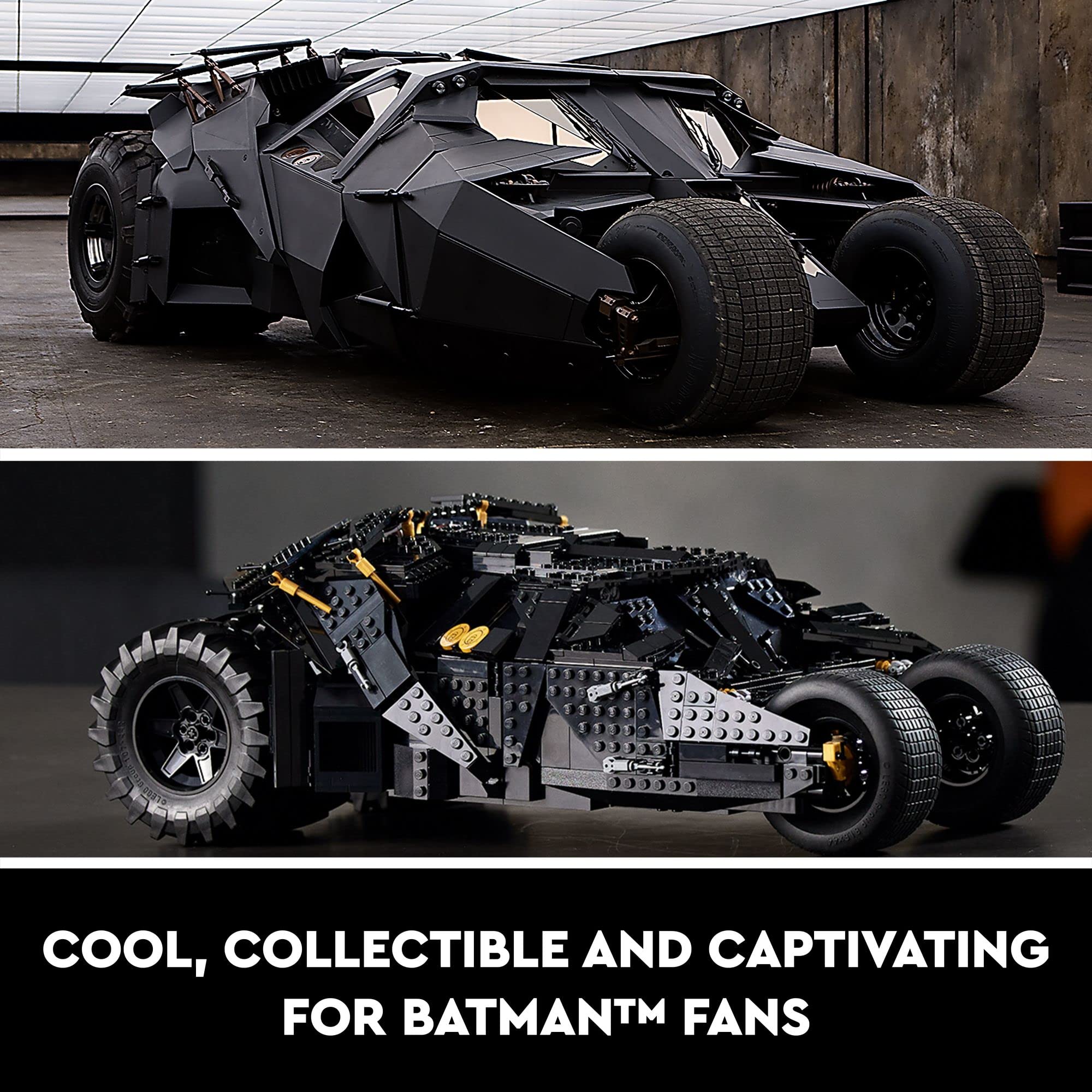 LEGO DC Batman Batmobile Tumbler, Iconic Model Car from The Dark Knight Trilogy, Building Set for Adults, Collectible Gift Idea for Build and Display, 76240