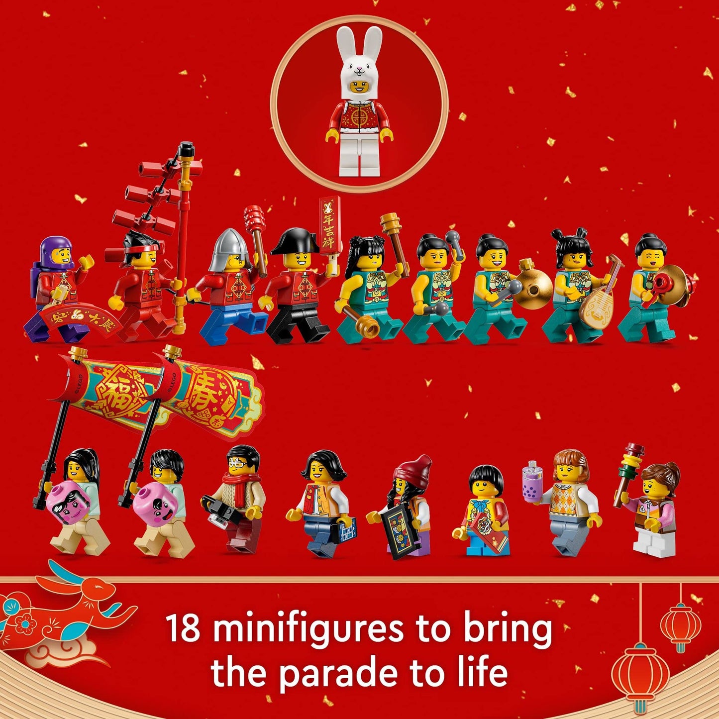 LEGO Lunar New Year Parade 80111 Building Toy Set; for Kids, Boys and Girls Ages 8+ (1,653 Pieces)
