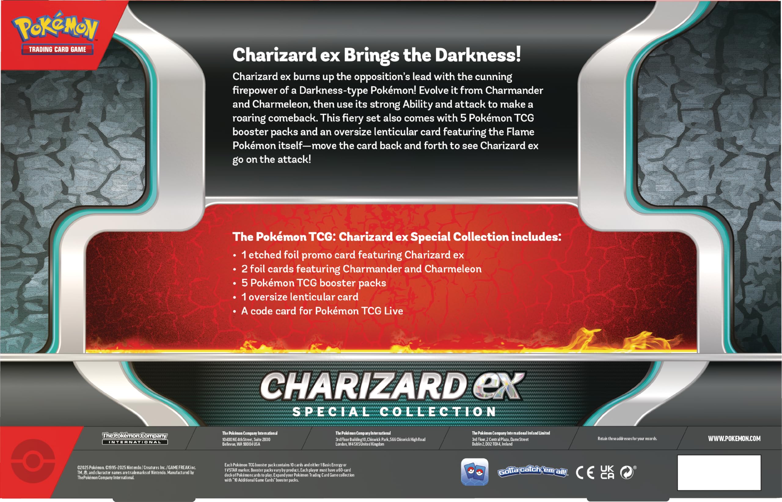 Pokemon TCG: Charizard ex Special Collection - 5 Packs, Promos