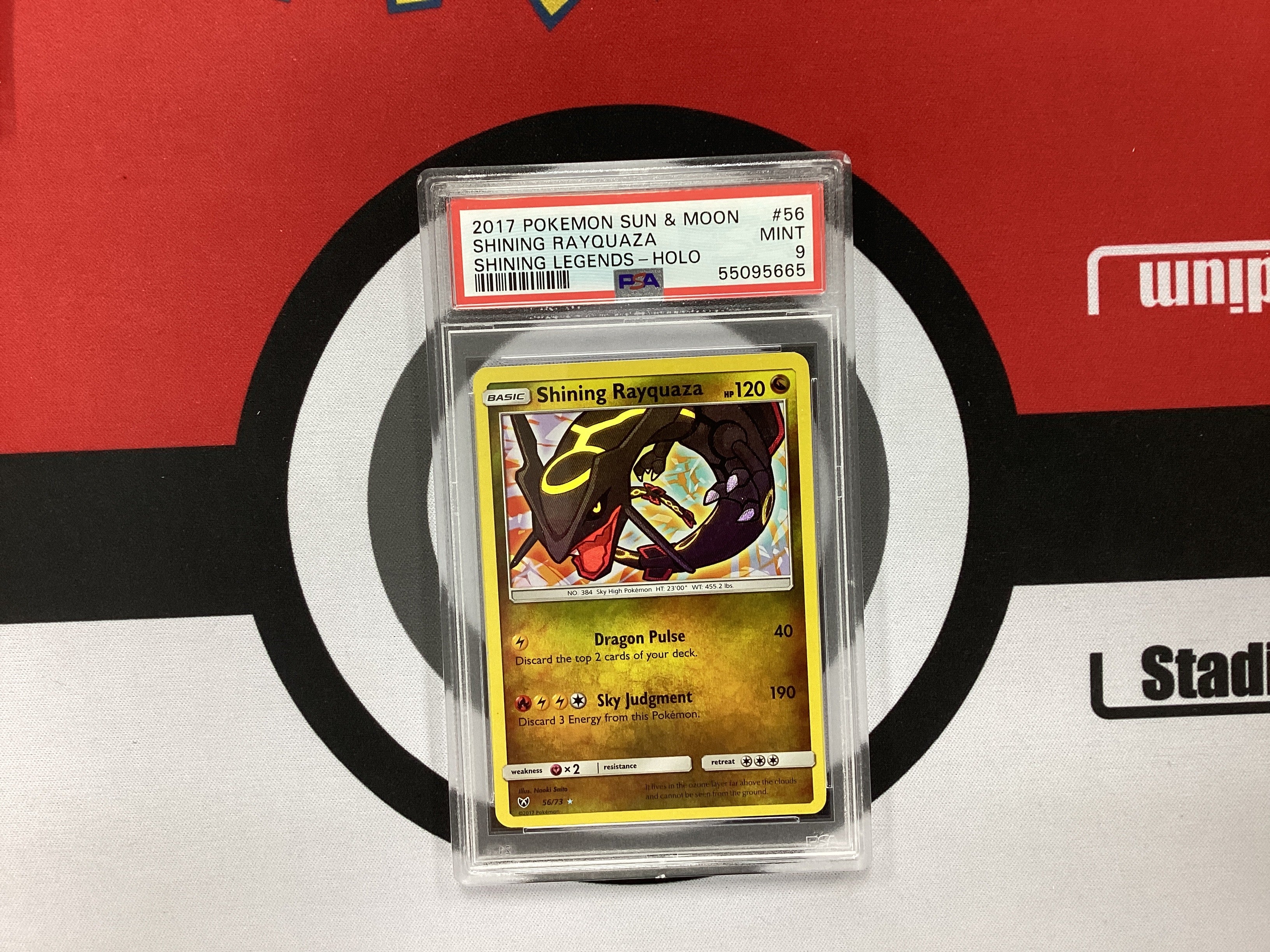 Shining rayquaza PSA 9