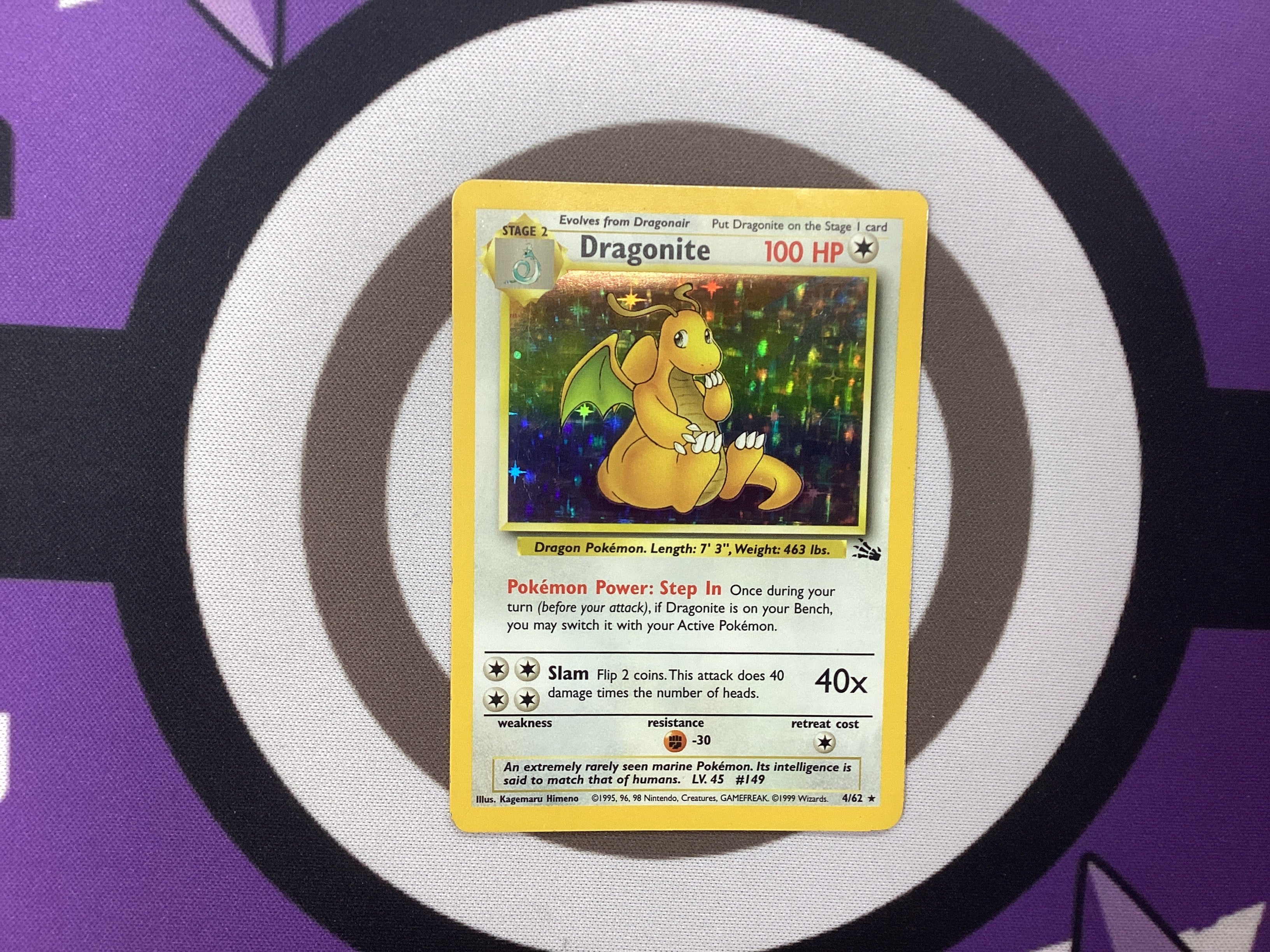 Dragonite 4/62 MP PokePlay Collectible Dragonite 4/62 MP PokePlay Collectible