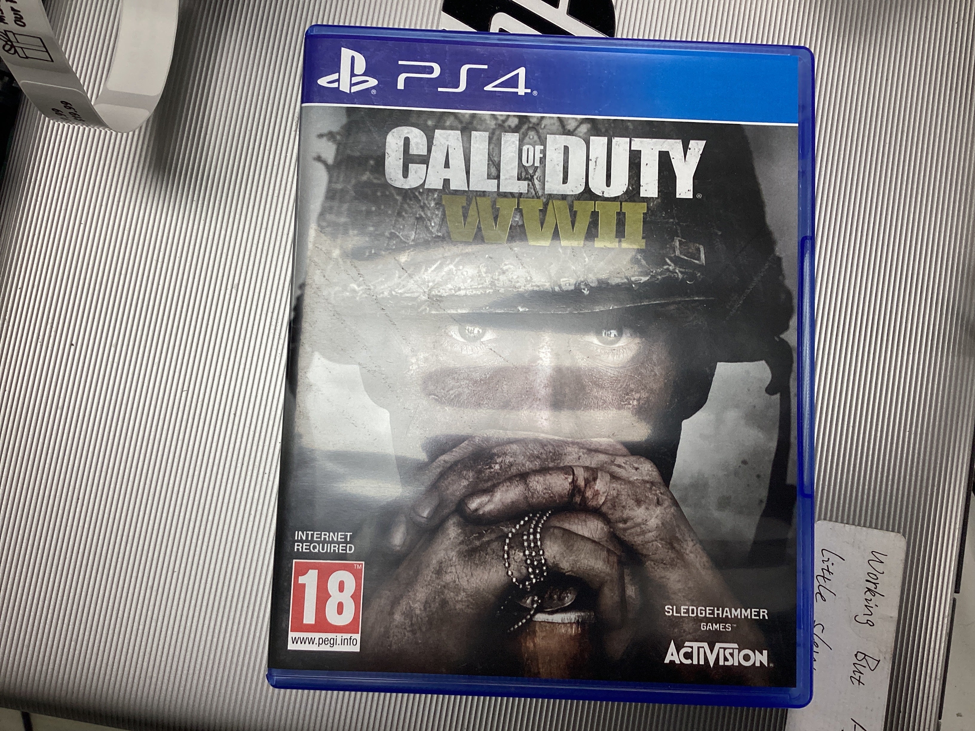 Call of duty wwii ps4- pre owned