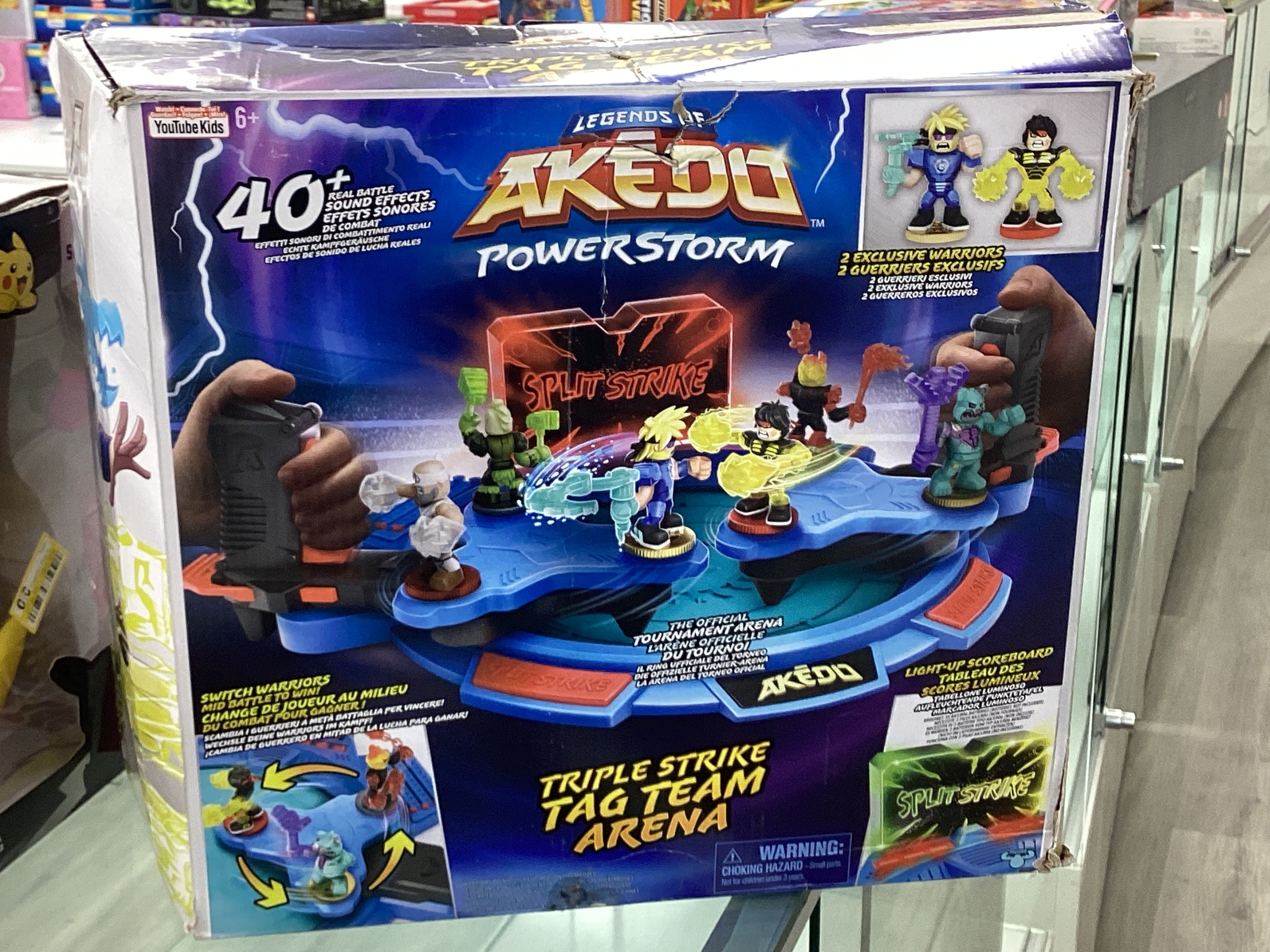 Akedo triple strike tag team arena- as is