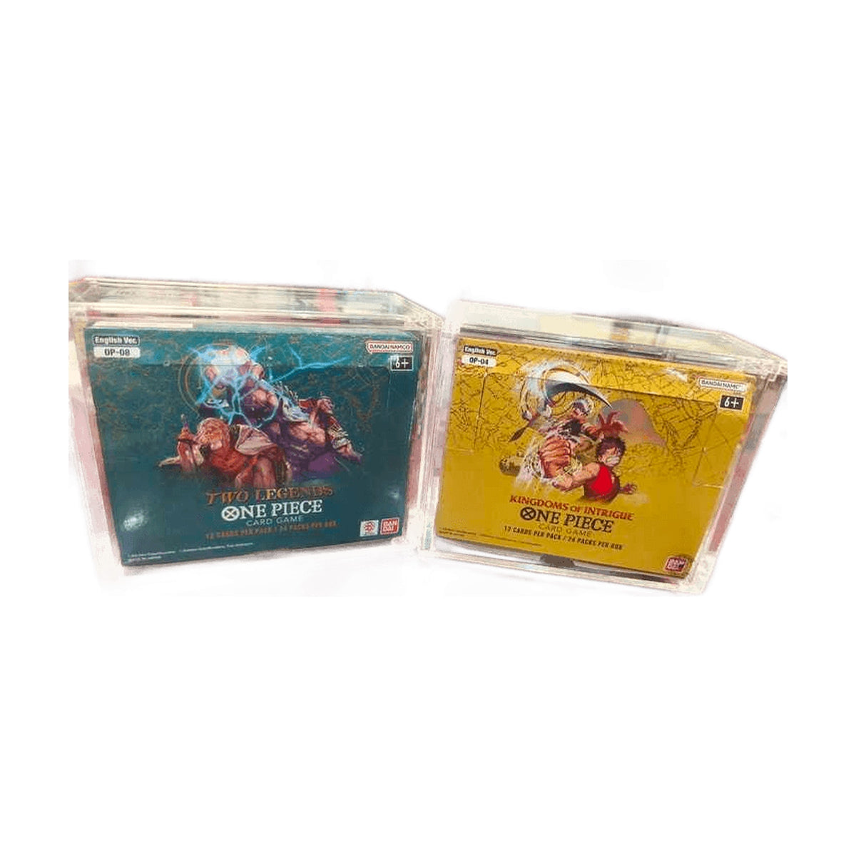 Pokeplay Magnetic Acrylic Case- For One-Piece EN Booster Box – UV Resistant