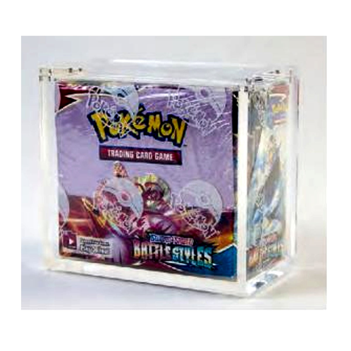 Pokeplay Magnetic Acrylic Case – For Pokemon Booster Box - UV Resistant, Clear