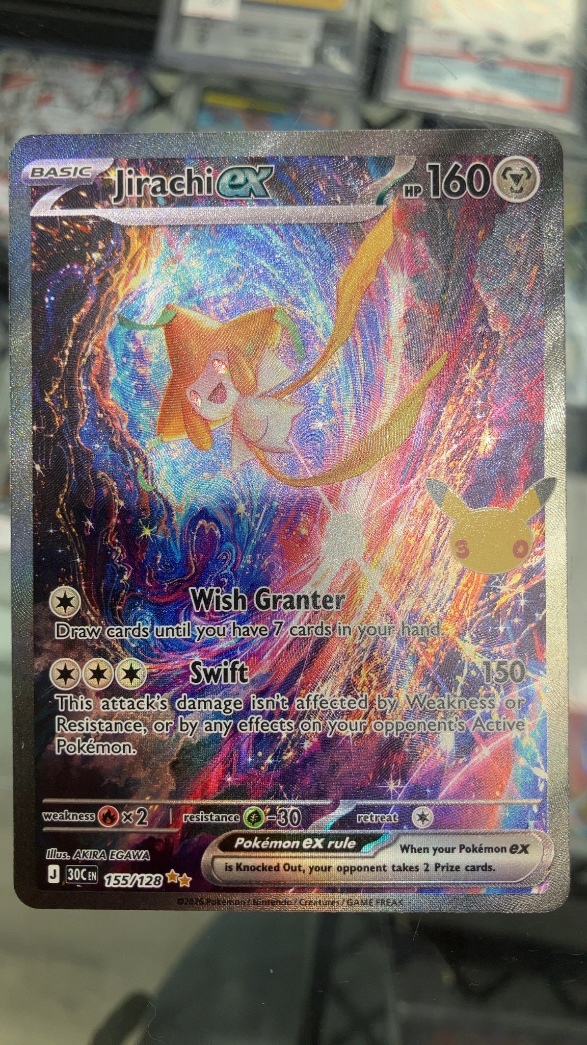 Jirachi ex - Pokemon 30th Celebration 155 (Near Mint) — trade-in photo