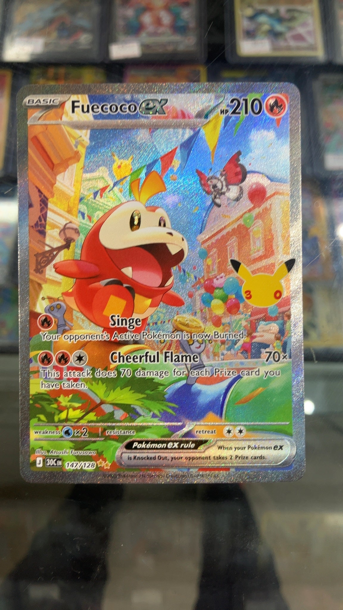 Fuecoco ex - Pokemon 30th Celebration 147 (Near Mint) — trade-in photo