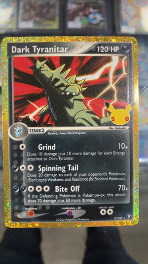 Dark Tyranitar - Pokemon 30th Celebration 019/109 Classic Collection (Near Mint) — trade-in photo