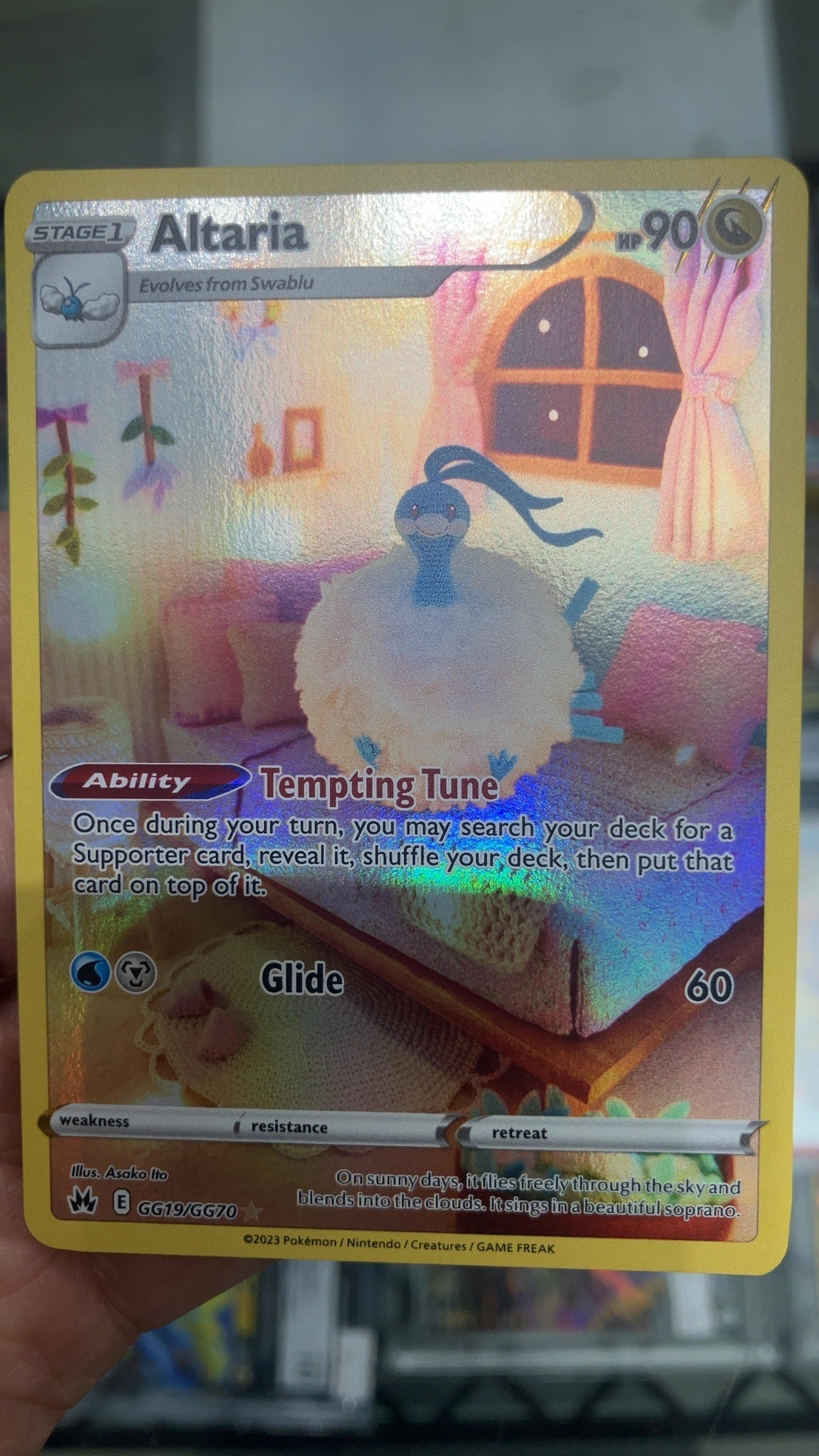 Altaria - Pokemon Crown Zenith GG19 (Near Mint) — trade-in photo