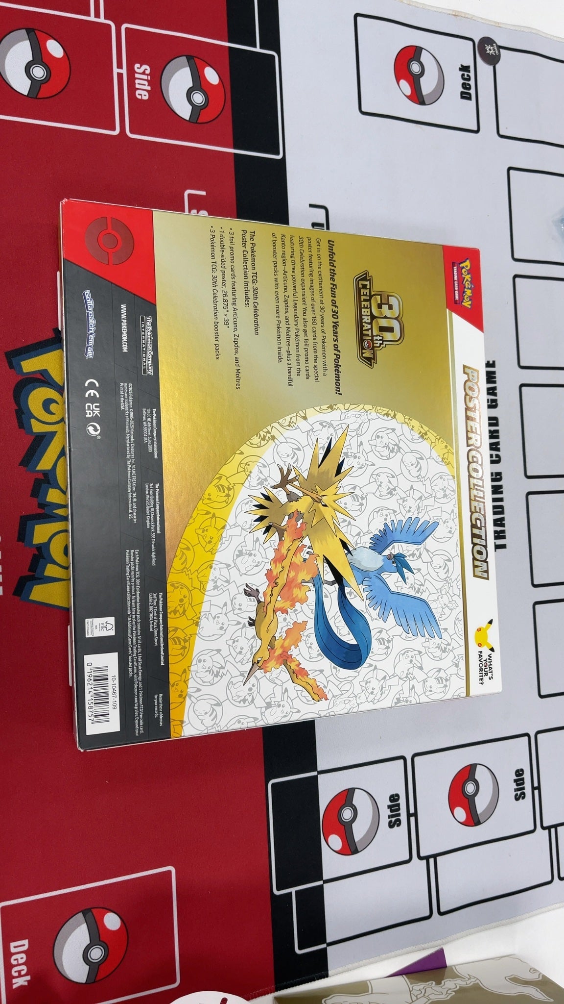 Poster Collection - Pokemon 30th Celebration (New) — trade-in photo (back)