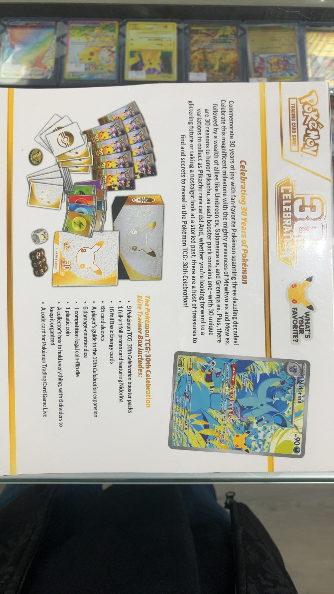 Elite Trainer Box - Pokemon 30th Celebration (Near Mint) — trade-in photo (back)