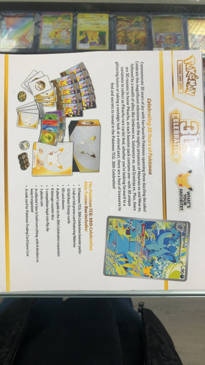 Elite Trainer Box - Pokemon 30th Celebration (Near Mint) — trade-in photo (back)