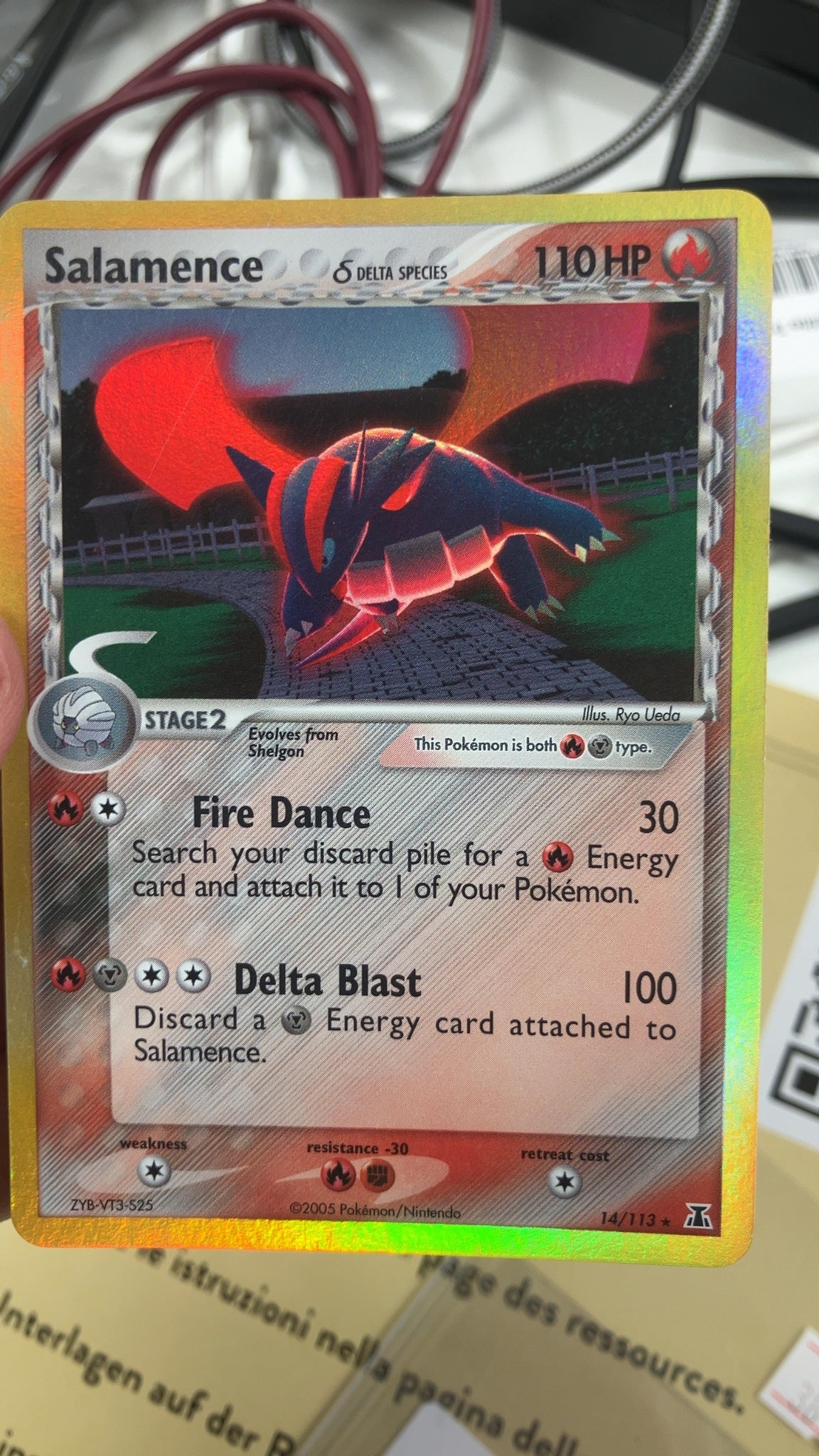 Salamence - Pokemon Delta Species 14 (Near Mint) — trade-in photo