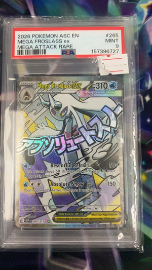 Mega Froslass ex - Pokemon Ascended Heroes 265 (GRADED 9) — trade-in photo