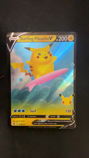 Surfing Pikachu V - Pokemon Celebrations 8 (Near Mint) — trade-in photo