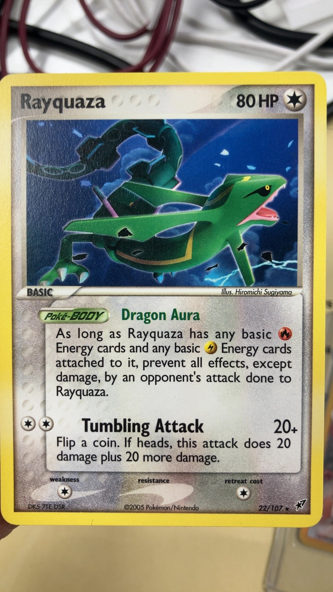 Rayquaza - Pokemon Deoxys 22 (Lightly Played) — trade-in photo