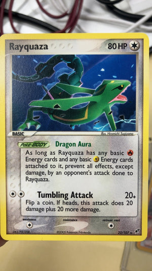 Rayquaza - Pokemon Deoxys 22 (Lightly Played) — trade-in photo