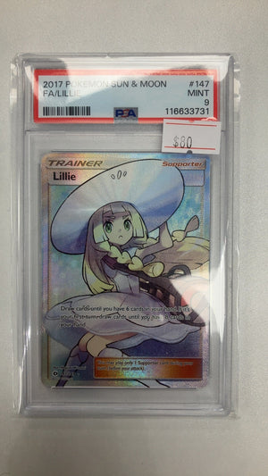 Lillie - Pokemon Sun & Moon 147 (GRADED 9) — trade-in photo