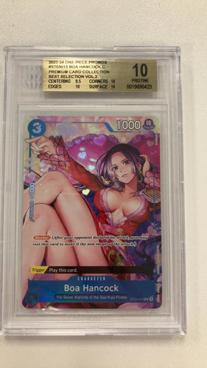 Boa Hancock [Best Selection] ST03-013 - One Piece Starter Deck 3: The Seven Warlords of the Sea (BGS 10) — trade-in photo