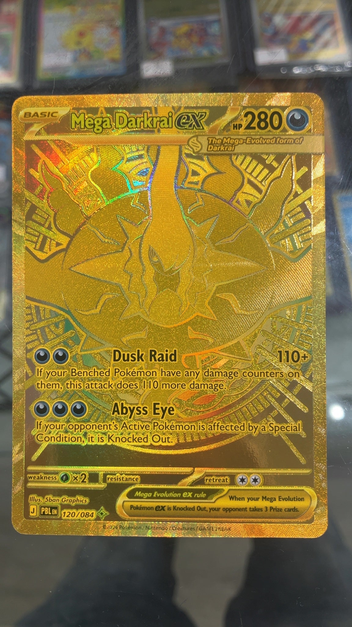 Mega Darkrai ex - Pokemon Pitch Black 120 (Near Mint) — trade-in photo