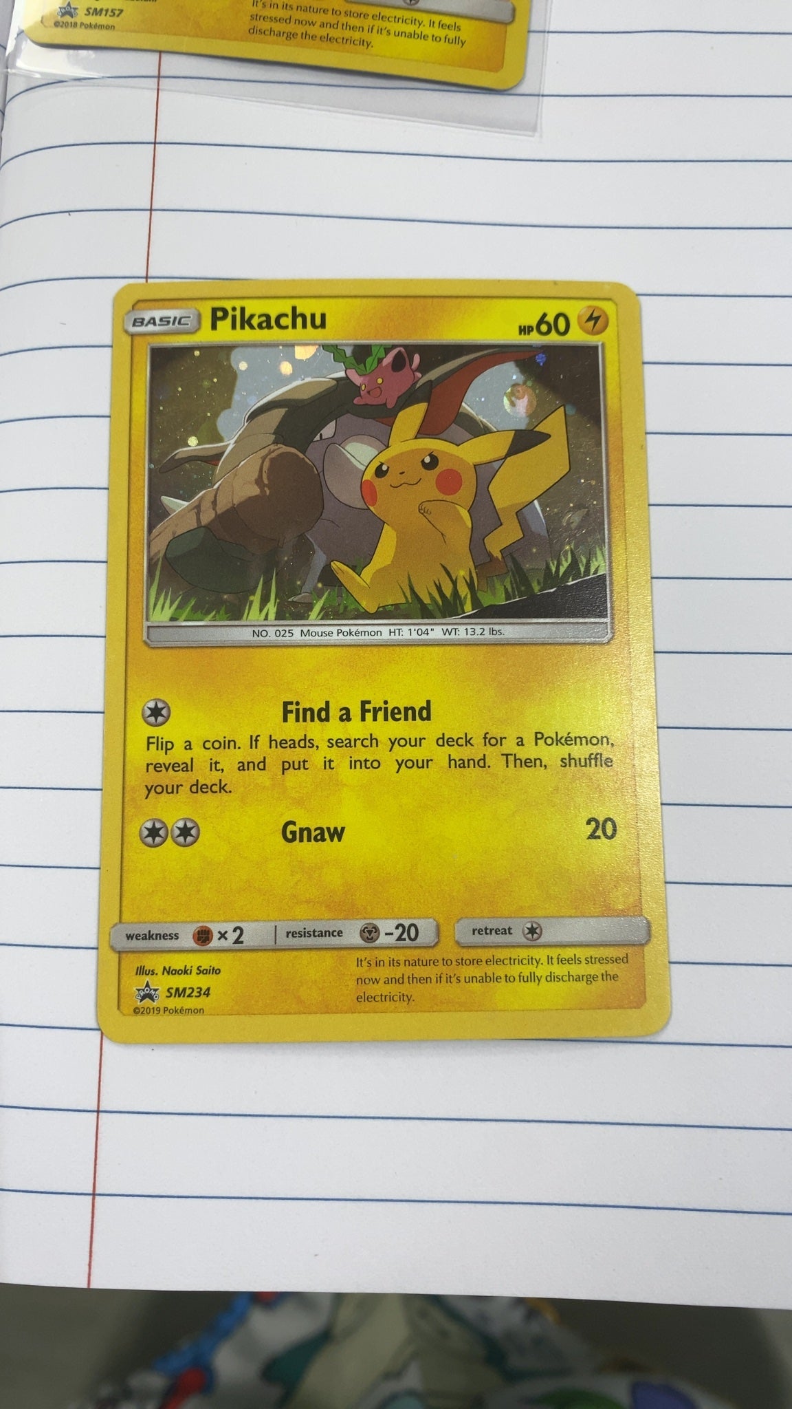 Pikachu - Pokemon Promo SM234 (Near Mint) — trade-in photo