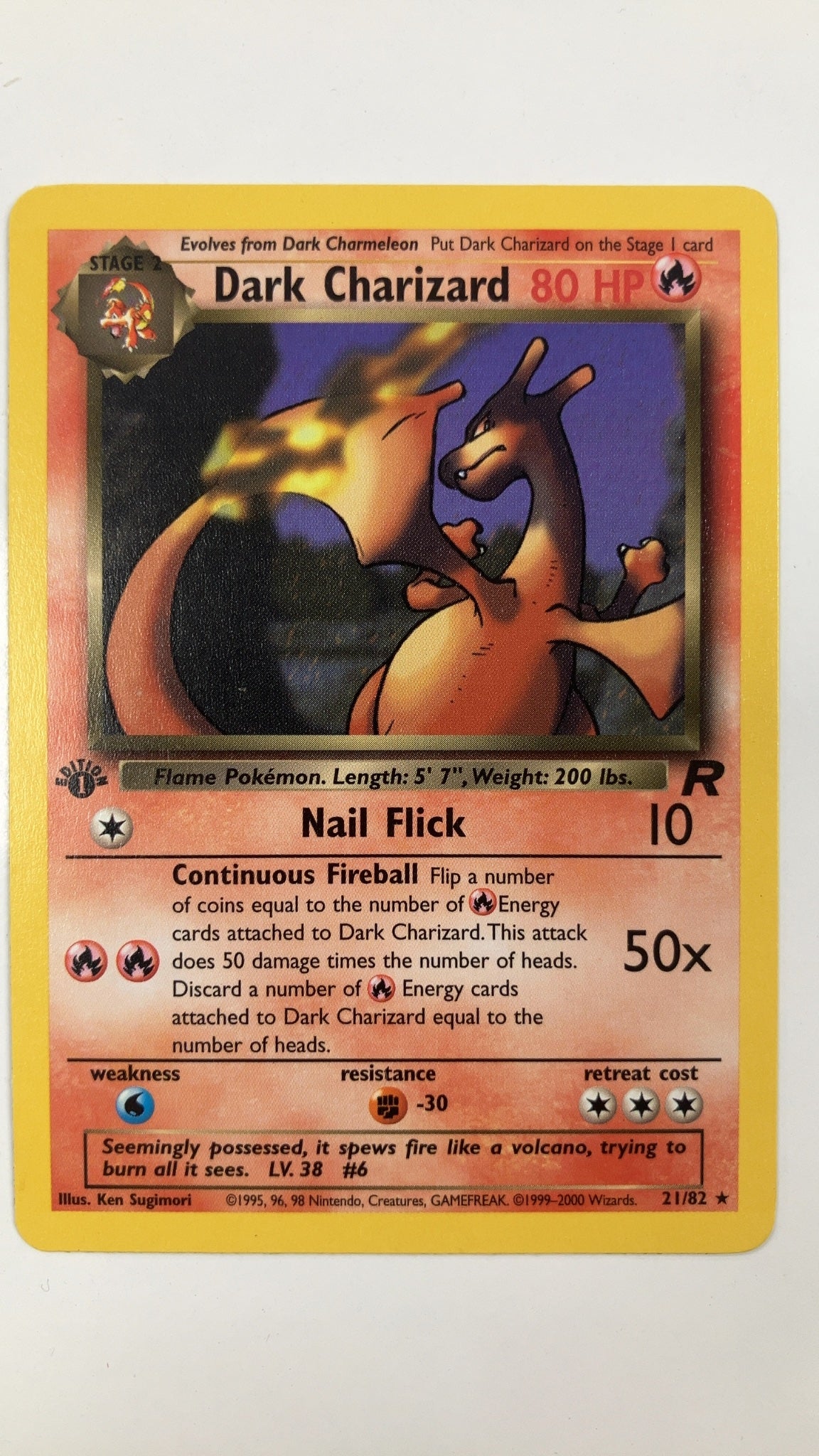 Dark Charizard [1st Edition] - Pokemon Team Rocket 21 (Near Mint) — trade-in photo