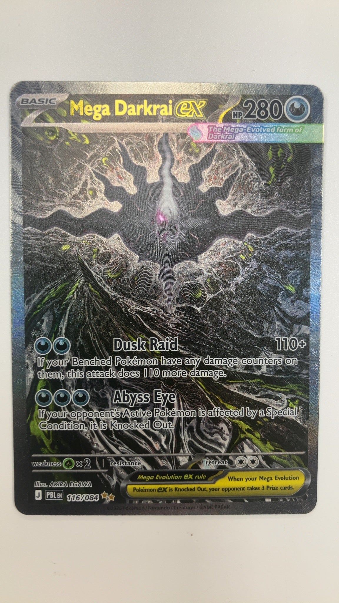 Mega Darkrai ex - Pokemon Pitch Black 116 (Near Mint) — trade-in photo