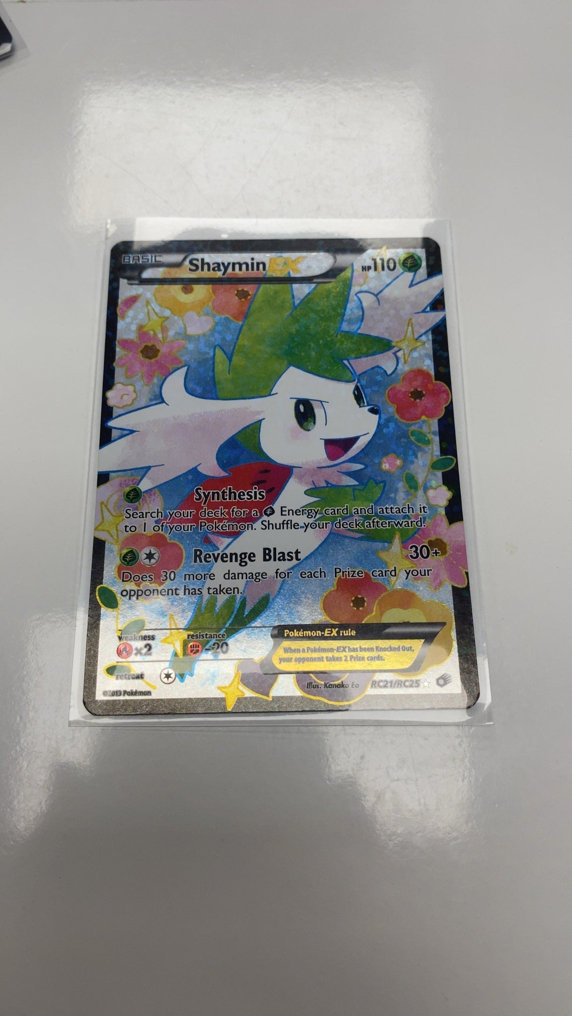 Shaymin EX - Pokemon Legendary Treasures RC21 (Lightly Played) — trade-in photo