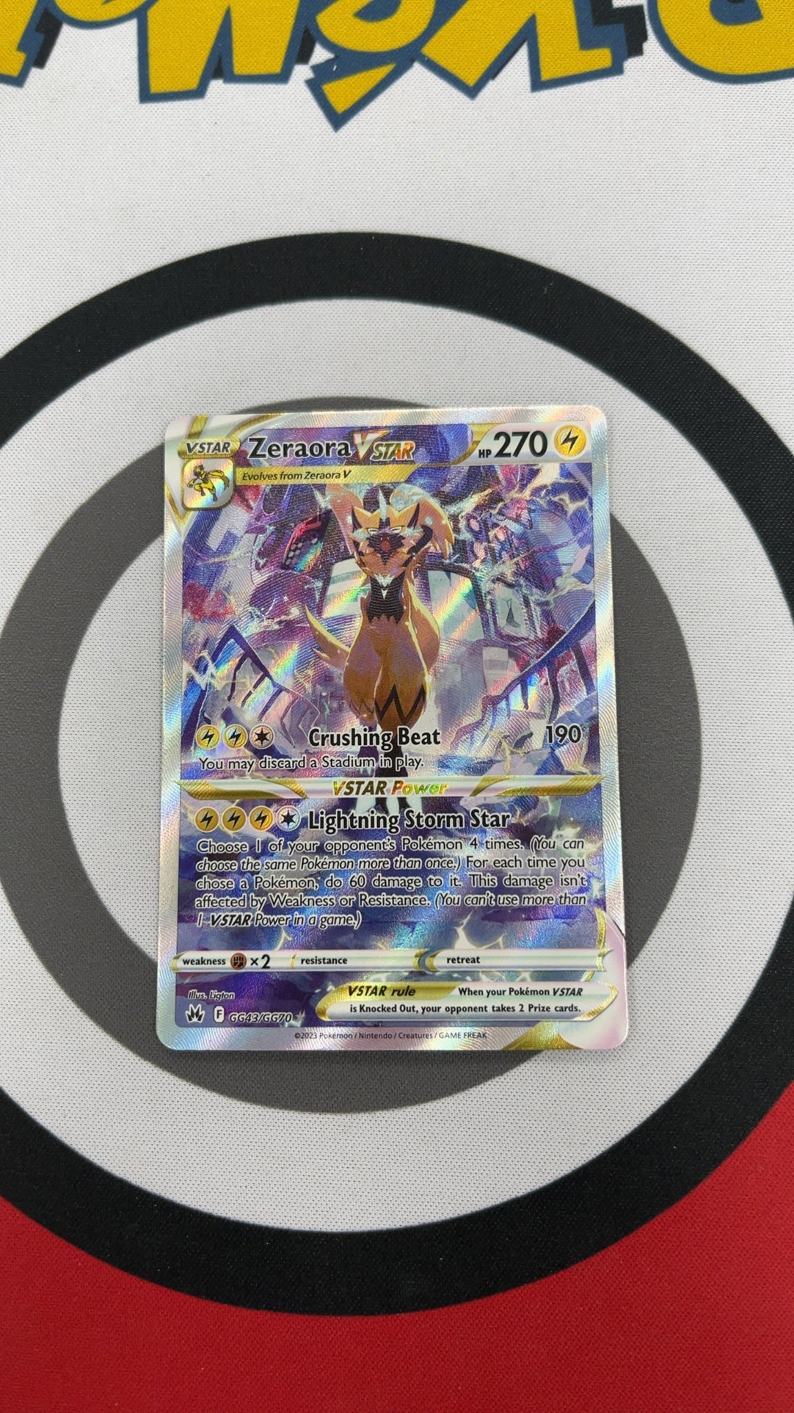 Zeraora VSTAR - Pokemon Crown Zenith GG43 (Near Mint) — trade-in photo