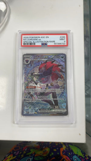 N's Zoroark ex - Pokemon Ascended Heroes 286/217 Special Illustration Rare (GRADED 9) — trade-in photo