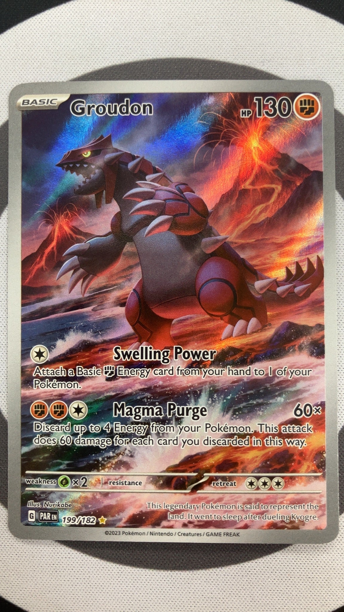 Groudon - Pokemon Paradox Rift 199 (Near Mint) — trade-in photo