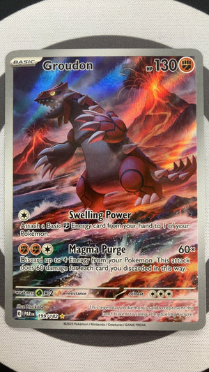 Groudon - Pokemon Paradox Rift 199 (Near Mint) — trade-in photo