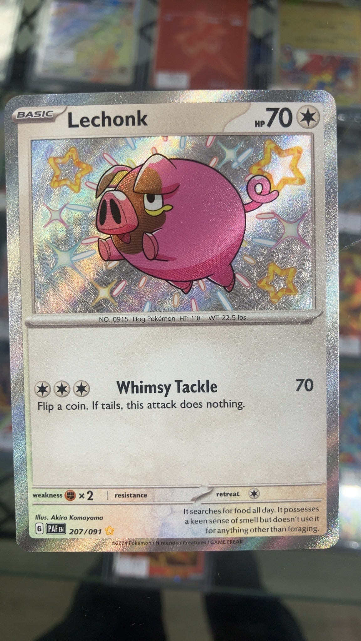 Lechonk - Pokemon Paldean Fates 207 (Near Mint) — trade-in photo