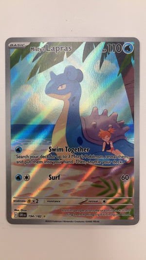 Misty's Lapras - Pokemon Destined Rivals 194 (Near Mint) — trade-in photo