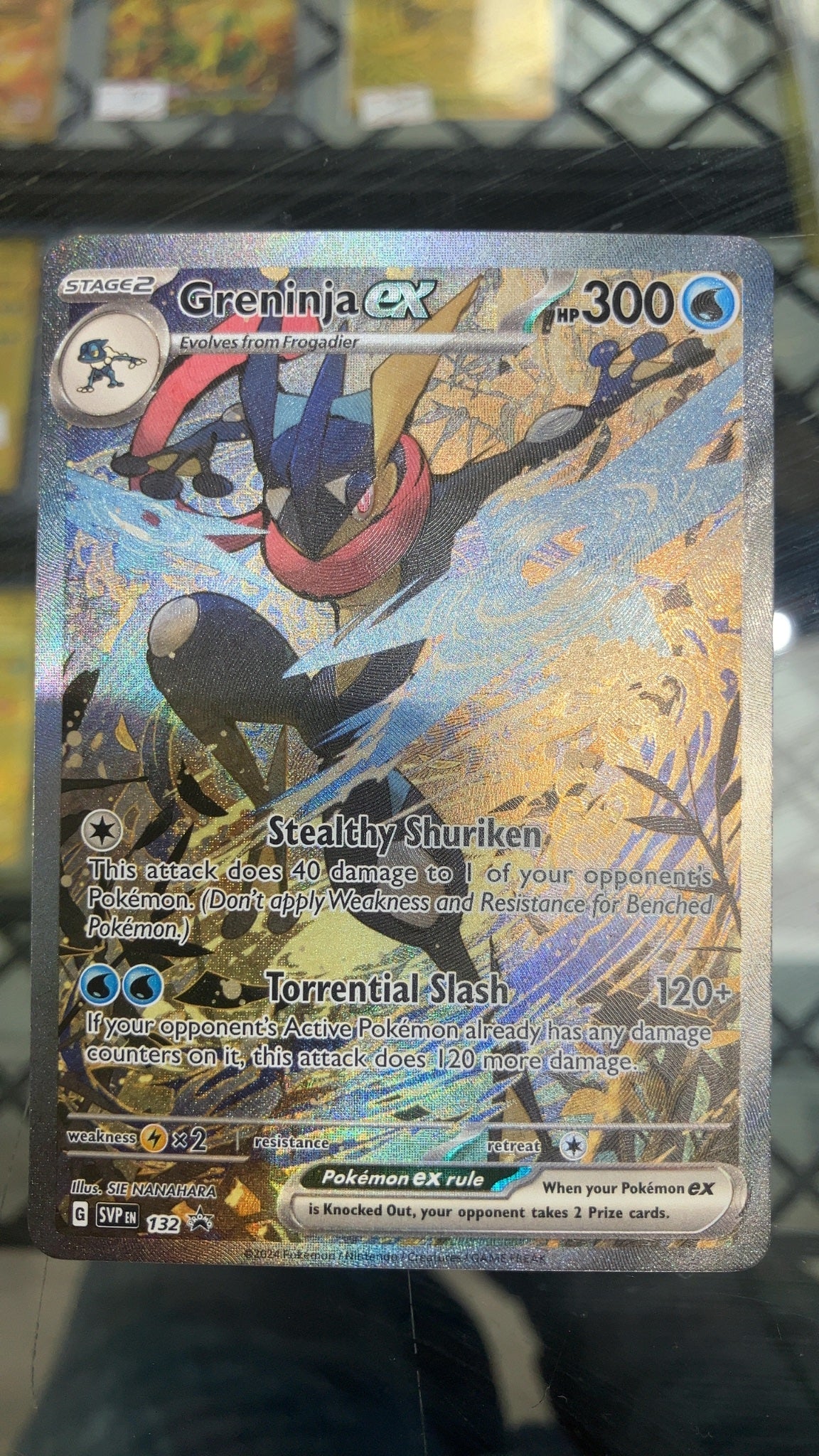 Greninja Ex - Pokemon Promo 132 (Near Mint) — trade-in photo