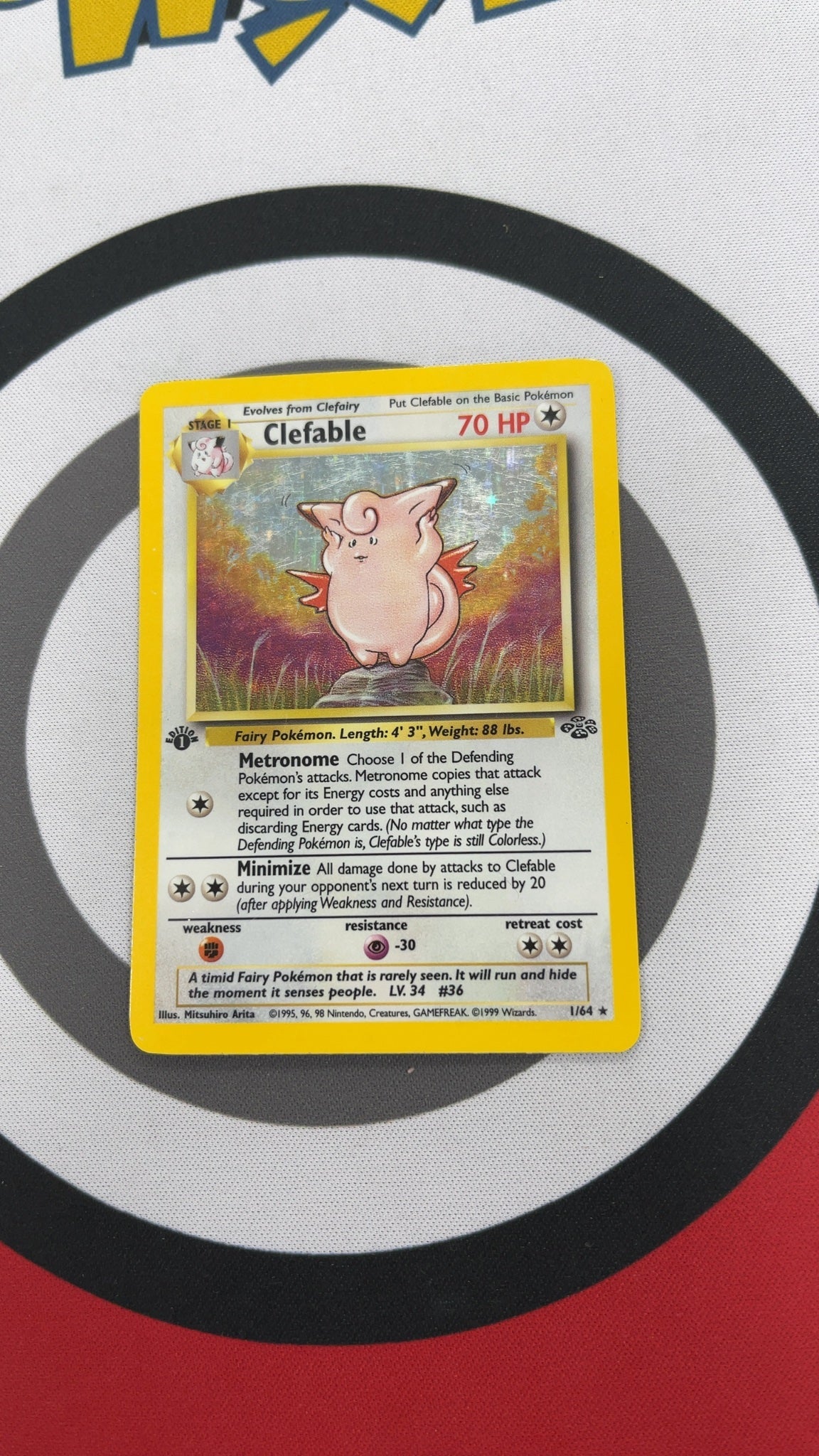 Clefable [1st Edition] - Pokemon Jungle (Moderately Played) — trade-in photo