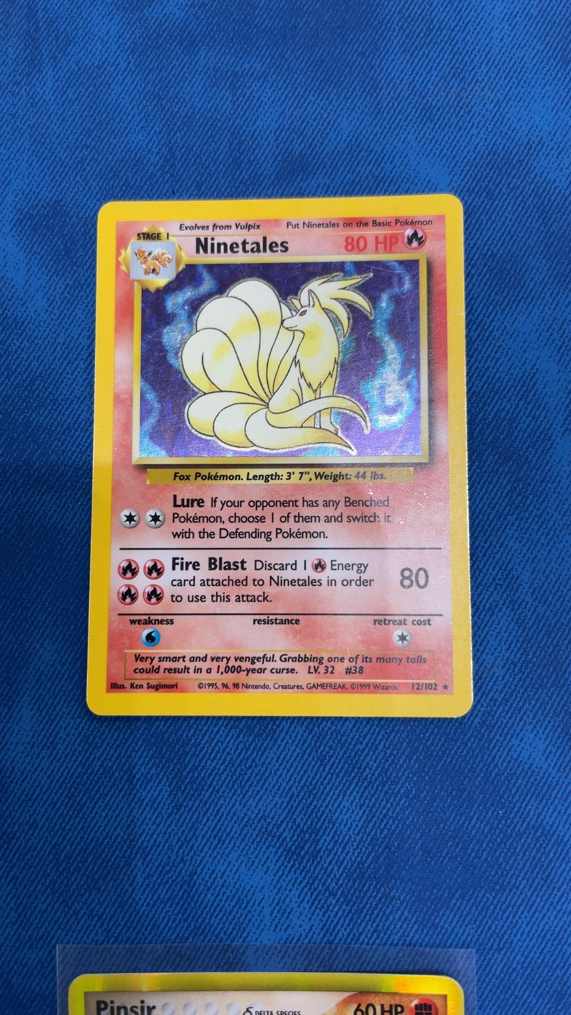Ninetales - Pokemon Base Set 12 (Moderately Played) — trade-in photo