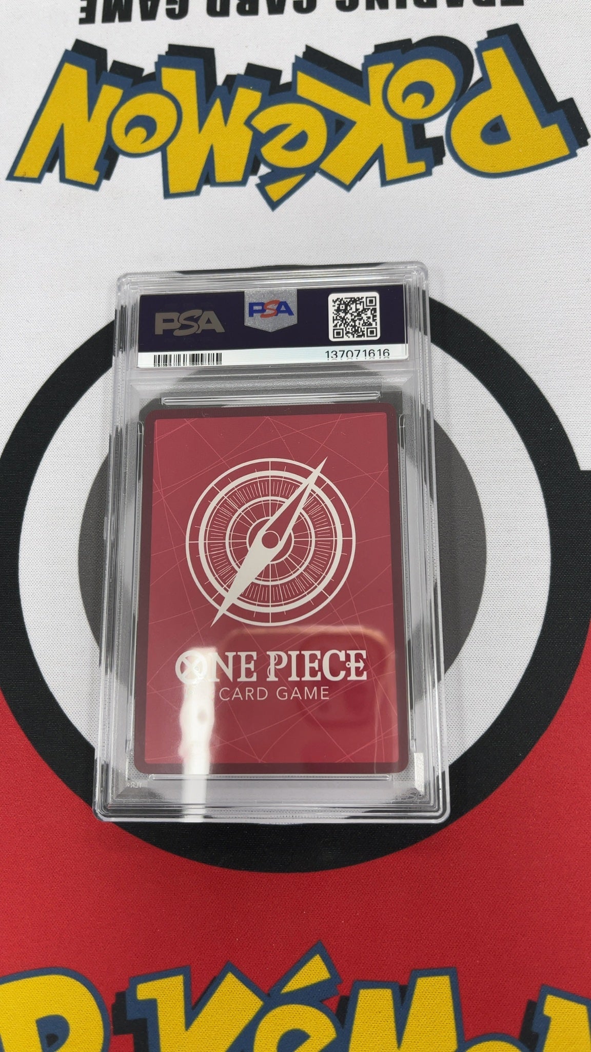 Monkey.D.Luffy [Alternate Art] OP05-060 - One Piece Awakening of the New Era (PSA 10) — trade-in photo (back)
