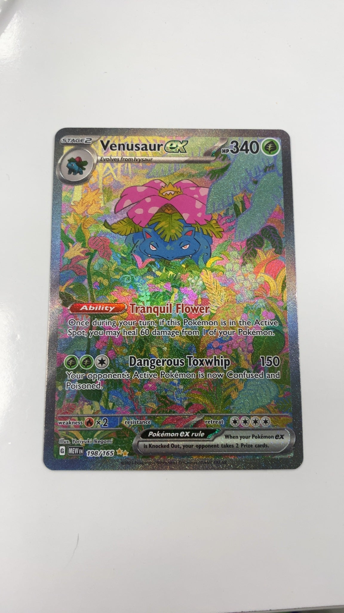 Venusaur ex - Pokemon Scarlet & Violet 151 198 (Near Mint) — trade-in photo