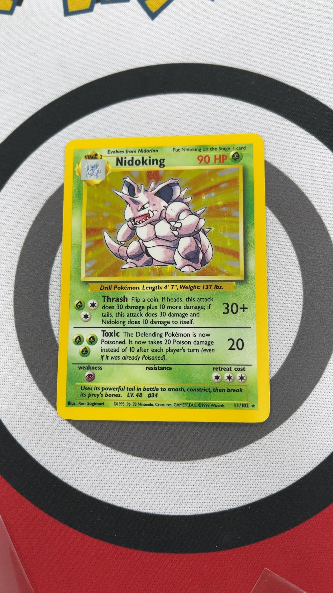 Nidoking - Pokemon Base Set 11 (Near Mint) — trade-in photo