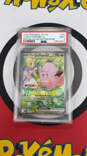 Lillie's Clefairy Ex - Pokemon Journey Together 184 (PSA 9) — trade-in photo