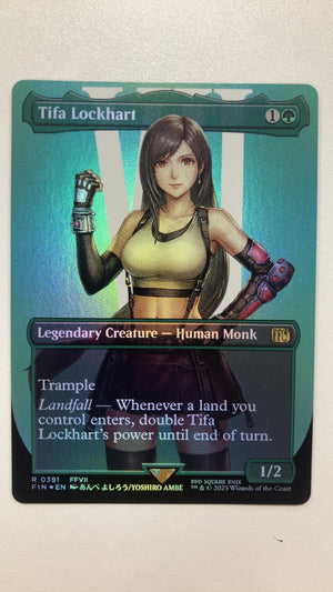 Tifa Lockhart [Borderless Surge Foil] - Pokemon Magic Final Fantasy 536 (Near Mint) — trade-in photo