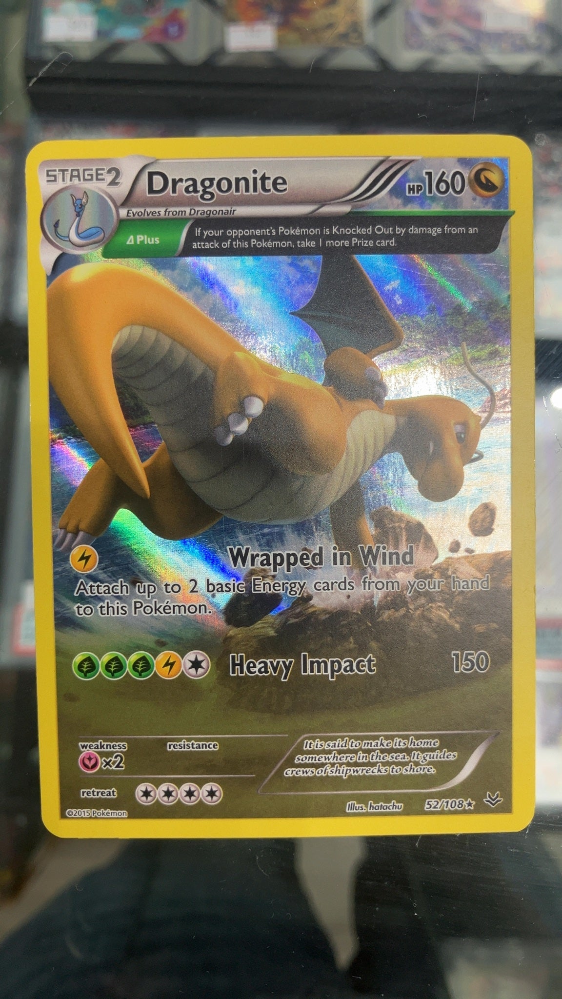 Dragonite - Pokemon Roaring Skies 52 (Lightly Played) — trade-in photo