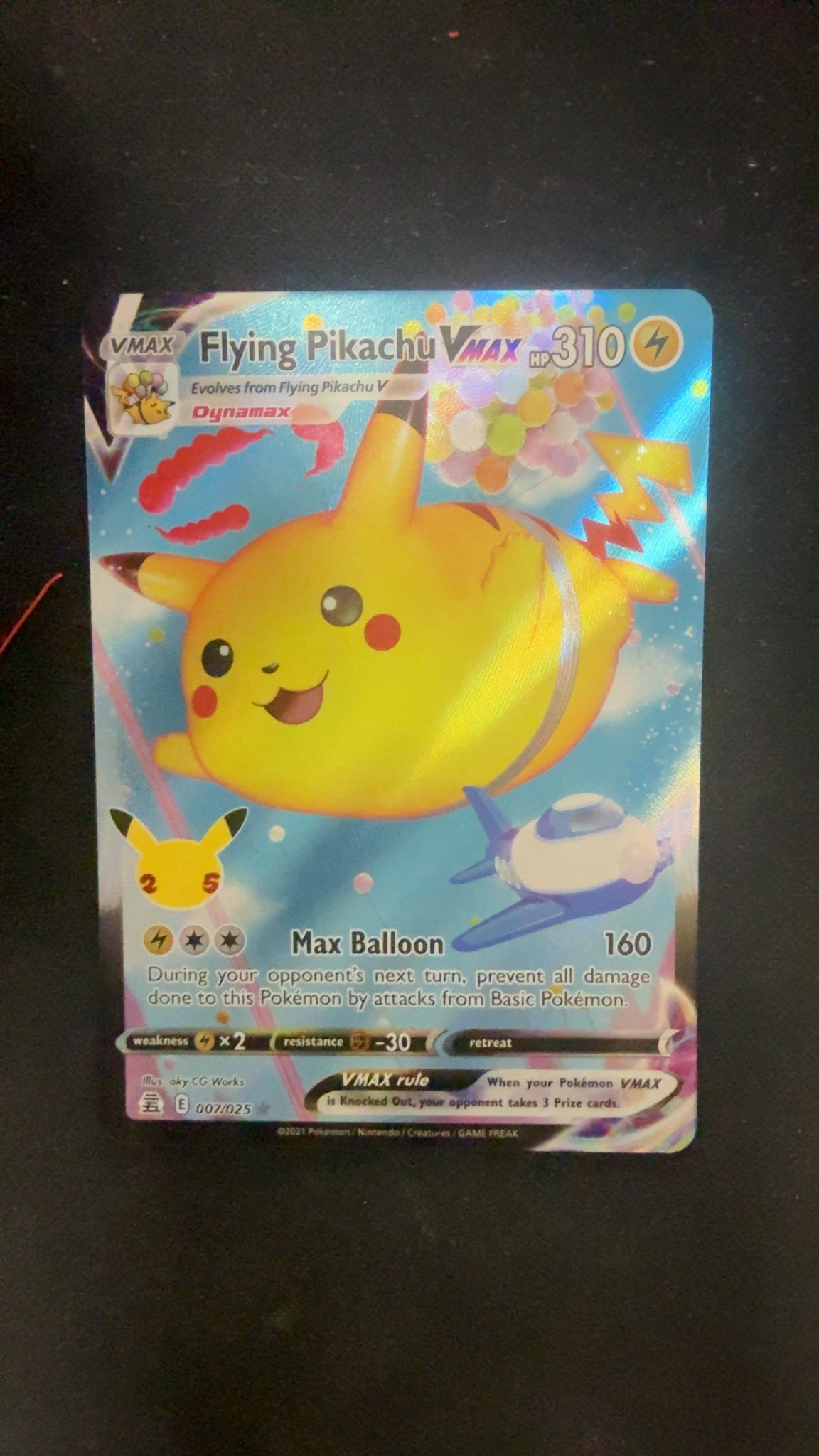Flying Pikachu VMAX - Pokemon Celebrations 7 (Near Mint) — trade-in photo